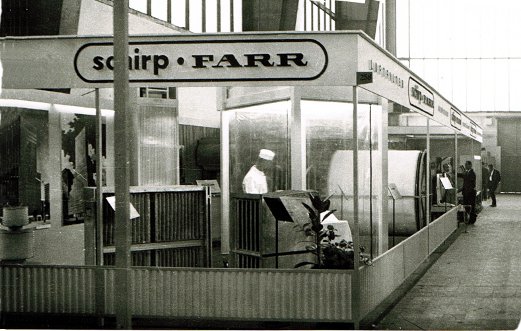 Messestand in den 60er Jahren