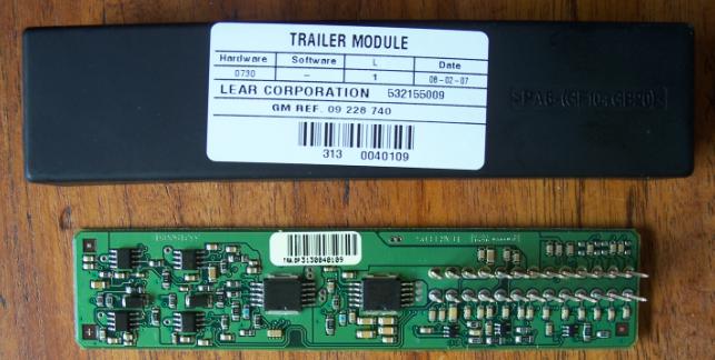 Trailermodul und Innenansicht