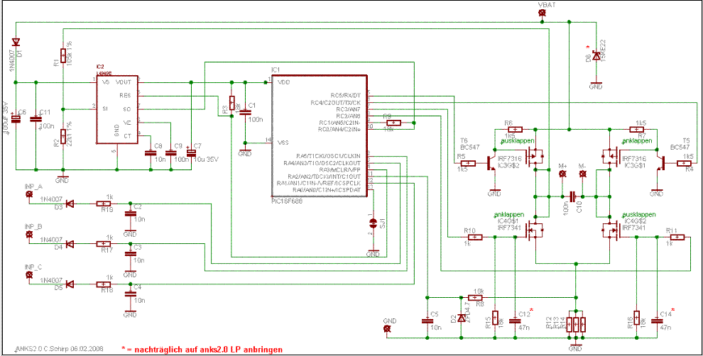 Schaltplan Steuerung