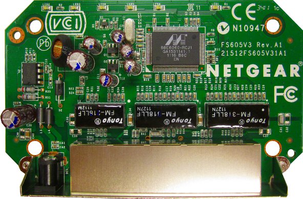 Netgear FS605 Innenansicht