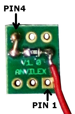 Rueckseite der Anvilex-Platine fuer die Senseo