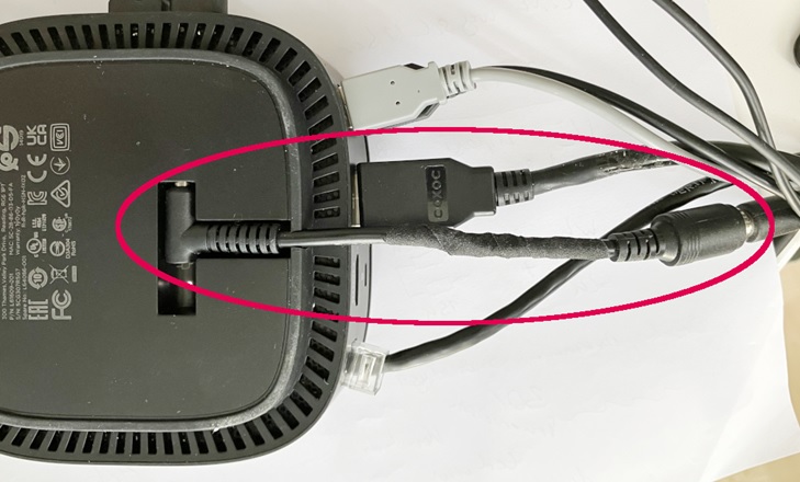 Gesamtansicht HP Dock mit Adpater